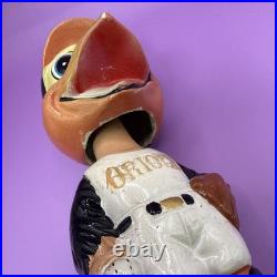 Vintage Baltimore Orioles Baseball Bobble Head Nodder 1960s Sports Specialties