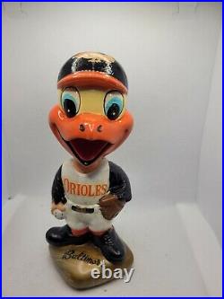 Vintage Baltimore Orioles Bobblehead mascot Nodder 1960's Original Japan MLB