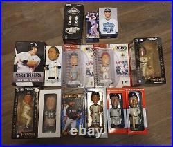 Vintage Baseball Bobblehead Lot With Boxes! GREAT CONDITION Yankees Mets Jets