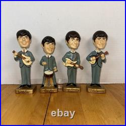 Vintage Beatles 1964 Car Mascots 8 Bobb'n Bobble Head Nodders Complete Set of 4