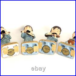 Vintage Beatles 1964 Car Mascots 8 Bobb'n Bobble Head Nodders Complete Set of 4