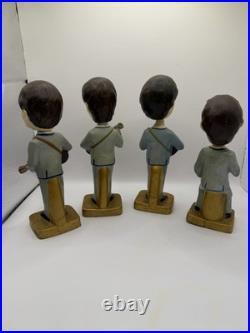 Vintage Beatles 1964 Car Mascots 8 Bobb'n Bobble Head Nodders Complete Set of 4