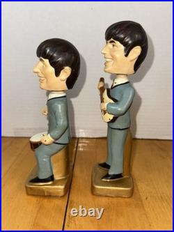 Vintage Beatles 1964 Car Mascots 8 Bobb'n Bobble Head Nodders Complete Set of 4