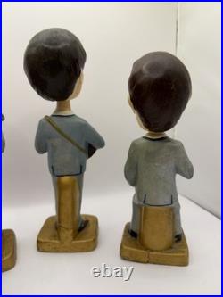 Vintage Beatles 1964 Car Mascots 8 Bobb'n Bobble Head Nodders Complete Set of 4