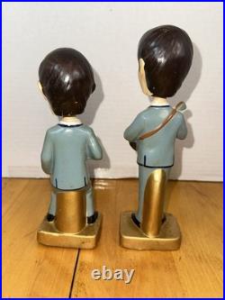 Vintage Beatles 1964 Car Mascots 8 Bobb'n Bobble Head Nodders Complete Set of 4