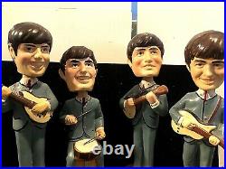 Vintage Beatles 1964 Original Car Mascots Bobblehead