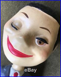 Vintage Bobble Head Advertising Figure Brylcreem 1950s