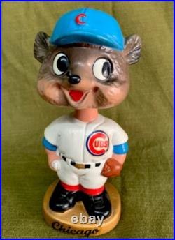 Vintage Bobble Head Chicago Cubs Baseball Mascot Beautiful Vintage Bobble Head Chicago Cubs Baseball Mascot Beautiful