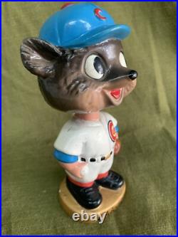 Vintage Bobble Head Chicago Cubs Baseball Mascot Beautiful Vintage Bobble Head Chicago Cubs Baseball Mascot Beautiful