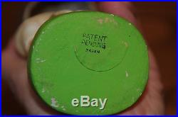 Vintage Bobble Head Gerogia Tech Green Base Japan Patent Pending Old Bobblehead