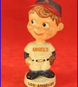 Vintage Bobble Head Mini Los Angeles Angels Excellent