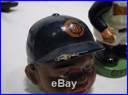 Vintage Bobble Head Nodder Black Face Cleveland Indians SS Corp-Japan 1962