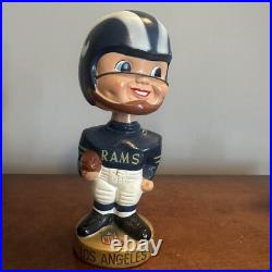 Vintage Bobble Head Nodder Los Angeles Rams NFL Japan Pro Novelty 60647