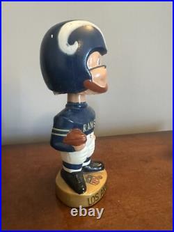Vintage Bobble Head Nodder Los Angeles Rams NFL Japan Pro Novelty 60647