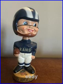 Vintage Bobble Head Nodder Los Angeles Rams NFL Japan Pro Novelty 60647