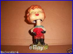 Vintage Bobblehead Cowgirl Kiss Me Collectible Wobbler Western Vhtcb