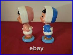 Vintage Bobbleheads Eskimo Inuit GiftCraft Magnetic Nose Niagara Falls Japan