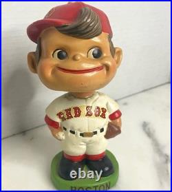 Vintage Boston Red Sox Nodder Bobblehead Baseball Figurine Green Base (1962-65)