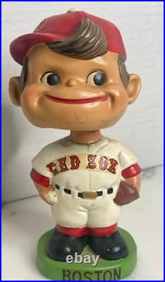 Vintage Boston Red Sox Nodder Bobblehead Baseball Figurine Green Base (1962-65)