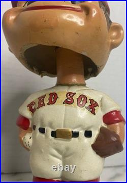 Vintage Boston Red Sox Nodder Bobblehead Baseball Figurine Green Base (1962-65)