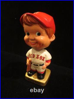 Vintage Boston Red Sox Wedge Gold Base Nodder Bobblehead Restored Vintage Boston Red Sox Wedge Gold Base Nodder Bobblehead Restored