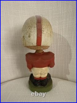 Vintage Boston University Football Bobblehead Nodder 1960s Japan Ceramic Origina