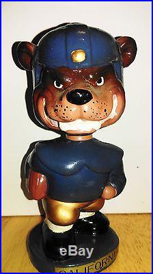 Vintage Cal Bears mascot (Oksi) Bobble head / UC Berkeley 1960's