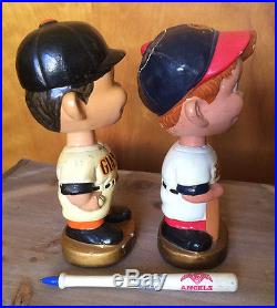 Vintage California baseball bobble heads Angels Giants with bonuses