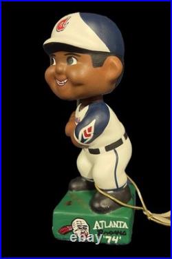 Vintage Catman Bobblehead (2000) Hank Aaron Atlanta Braves Ltd. Ed. #2/44