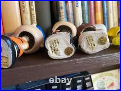 Vintage Charlie Brown Bobble Heads with Lucy, Snoopy, Woodstock