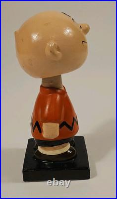 Vintage Charlie Brown Peanuts Gang 1964 Nodder Bobblehead Lego Japan 6