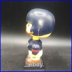Vintage Chicago Bears Bobblehead Wood Base Rough And Rare
