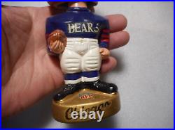 Vintage Chicago Bears NFL Football Gold Base Bobble Head 7