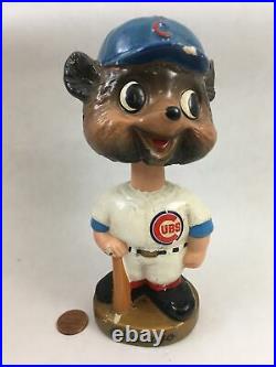 Vintage Chicago Cubs Bobble Head Mascot Doll 7 Nodder with Box