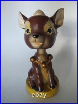 Vintage Christmas Reindeer Bobblehead Japan RARE