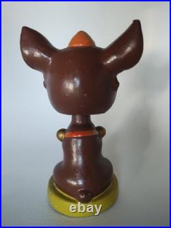 Vintage Christmas Reindeer Bobblehead Japan RARE