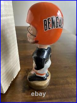 Vintage Cincinnati Bengals Mascot Team in Motion Nodder Bobblehead 1968 MIB