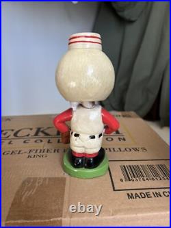 Vintage Cincinnati Reds Baseball Bobble Head Nodder Green Base 1960