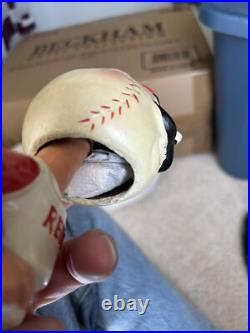 Vintage Cincinnati Reds Baseball Bobble Head Nodder Green Base 1960