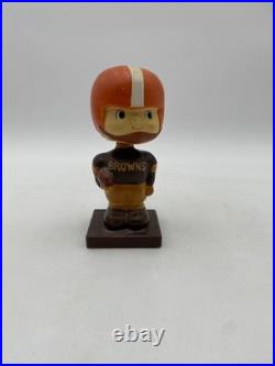 Vintage Cleveland Browns football bobblehead Square base 1962