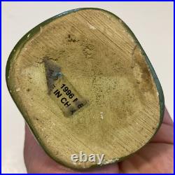 Vintage Cleveland Indians Bobblehead Nodder Green Base DAMAGED