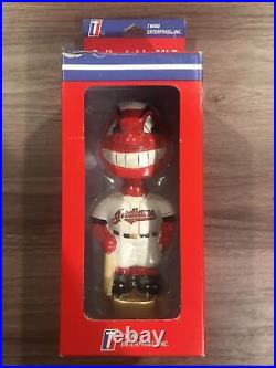 Vintage Cleveland Indians Chief Wahoo Bobblehead Doll NIB