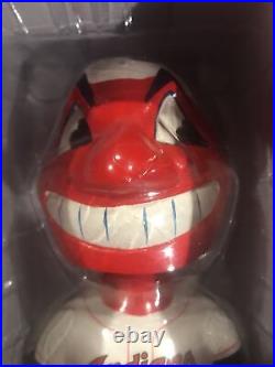 Vintage Cleveland Indians Chief Wahoo Bobblehead Doll NIB