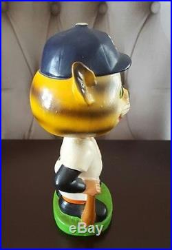 Vintage DETROIT TIGERS MASCOT Bobble Head Nodder Doll JAPAN Green BASE 1962 Vintage DETROIT TIGERS MASCOT Bobble Head Nodder Doll JAPAN Green BASE 1962