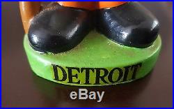 Vintage DETROIT TIGERS MASCOT Bobble Head Nodder Doll JAPAN Green BASE 1962 Vintage DETROIT TIGERS MASCOT Bobble Head Nodder Doll JAPAN Green BASE 1962