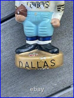 Vintage Dallas Cowboys NFL Football Sports Specialties NODDER BOBBLE HEAD 1960's