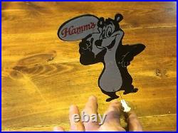 Vintage Dashboard Hamms Bear Bobble head Hula Girl Type Spring Advertising