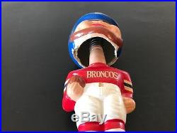 Vintage Denver Broncos Football Player Bobble Head Made in Japan Pro Novelty NFL