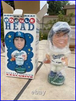 Vintage Dodger Bobblehead Doll Valenzuela Exclusive Dodger Stadium Issue