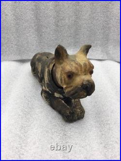 Vintage Dog Carnival Nodder Coin Bank Antique Original Boxer Early Unique Rare